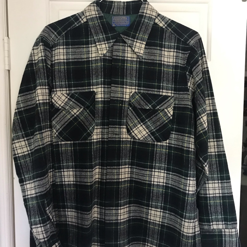 Vintage Wool Pendleton Men’s Shirt Large WOW!